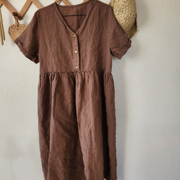 100% Linen dress - Picture 2 of 4